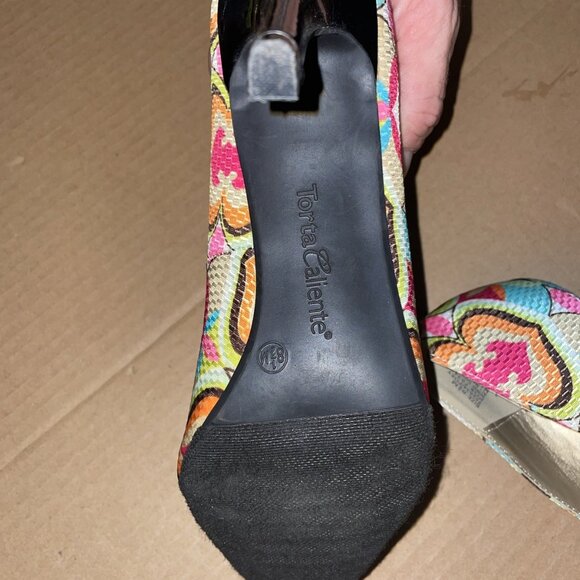 TORTA CALIENTE FOXY Colorful Pointed Heels - Picture 5 of 10